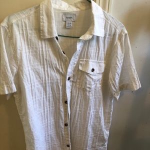 2 Old navy summer shirts, dressy, used for grade 7 graduation